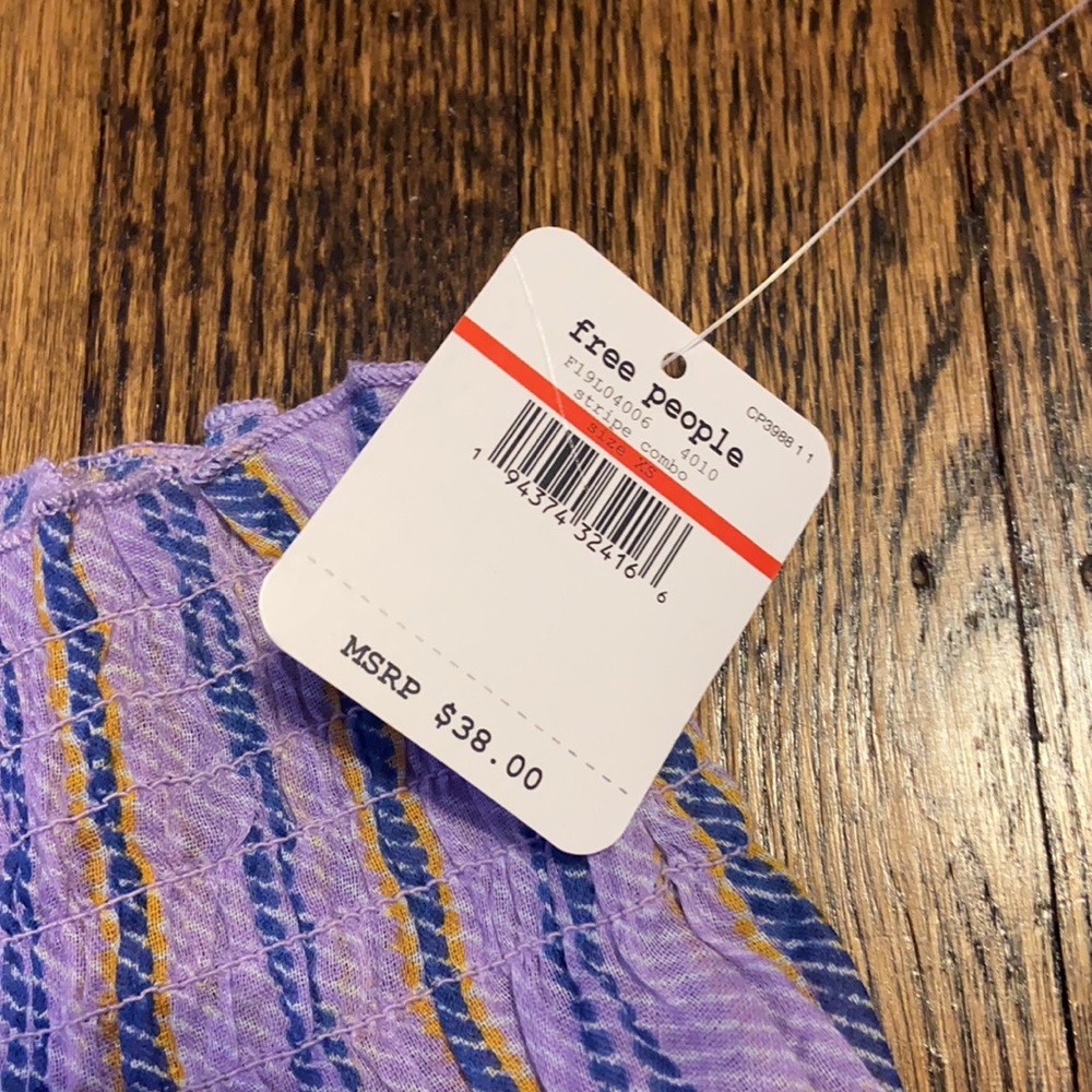 ⭐️HP NWT Free People Namaste Stripe Sleep Shorts - Picture 10 of 11